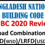 BNBC 2020 load combination For Structures and Foundation