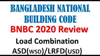 BNBC 2020 load combination For Structures and Foundation