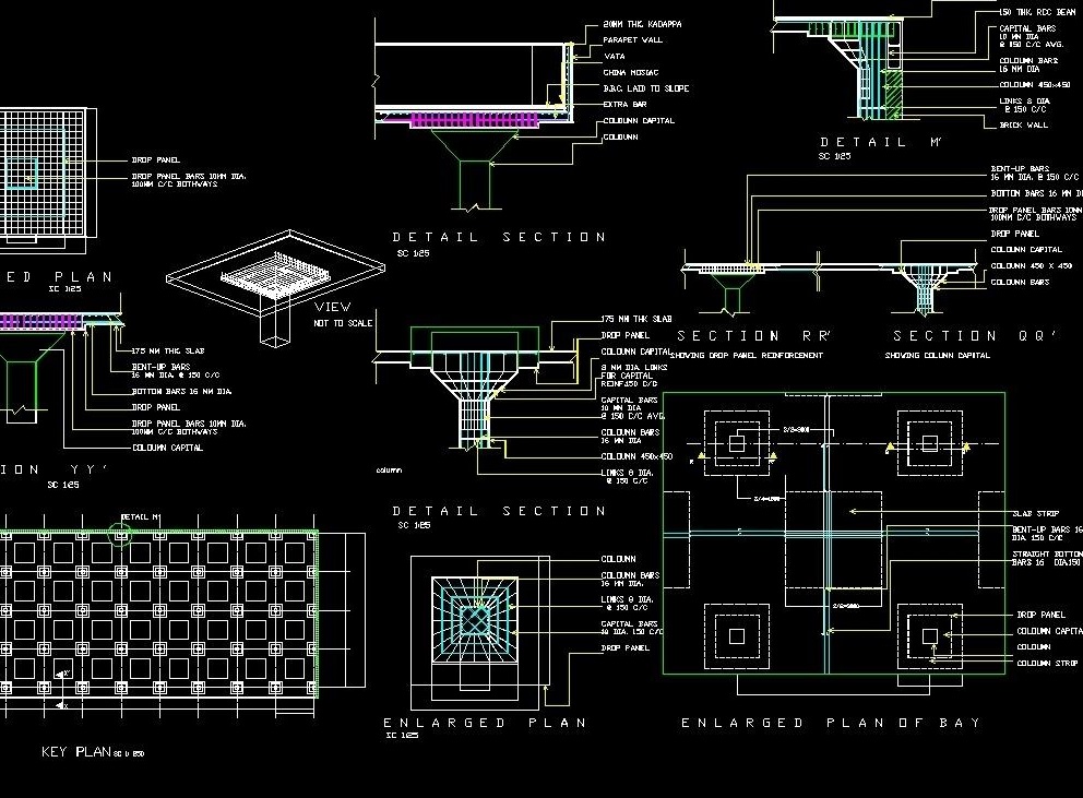 1 Download Slab Detailing AutoCAD dwg File