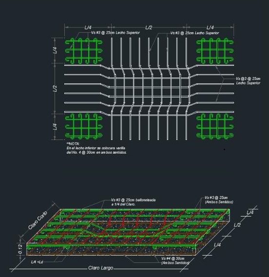 3 Download Slab Detailing AutoCAD dwg File